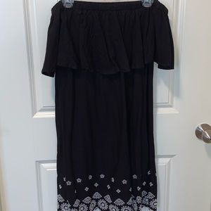 Off the shoulder dress